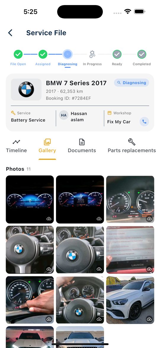 Every repair, photographed