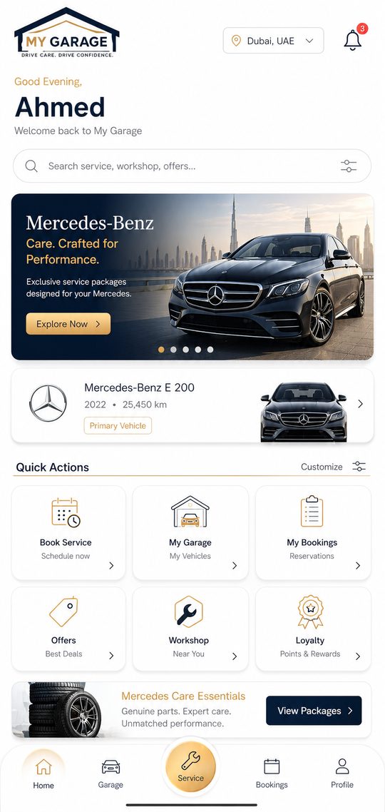 Your garage, personalised